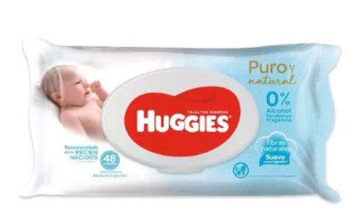 toallitas humedas huggies puro y natural RN x 48